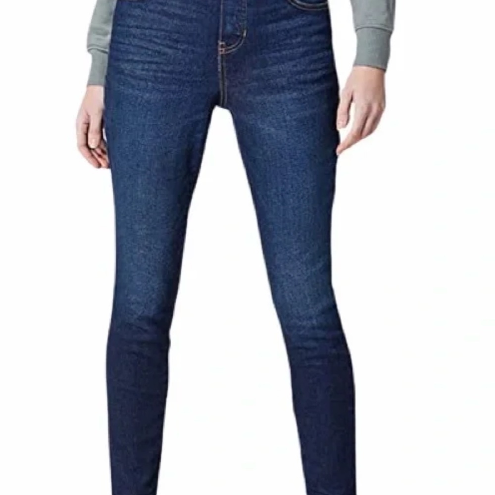Joe's Jeans High Rise Skinny Valentina Dark Wash Size 26 Distressed Ankle
